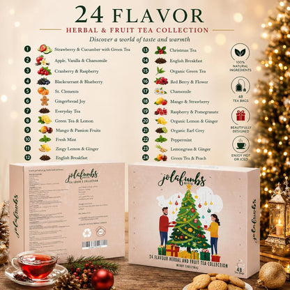 Relaxing tea advent calendar gift for grandparents