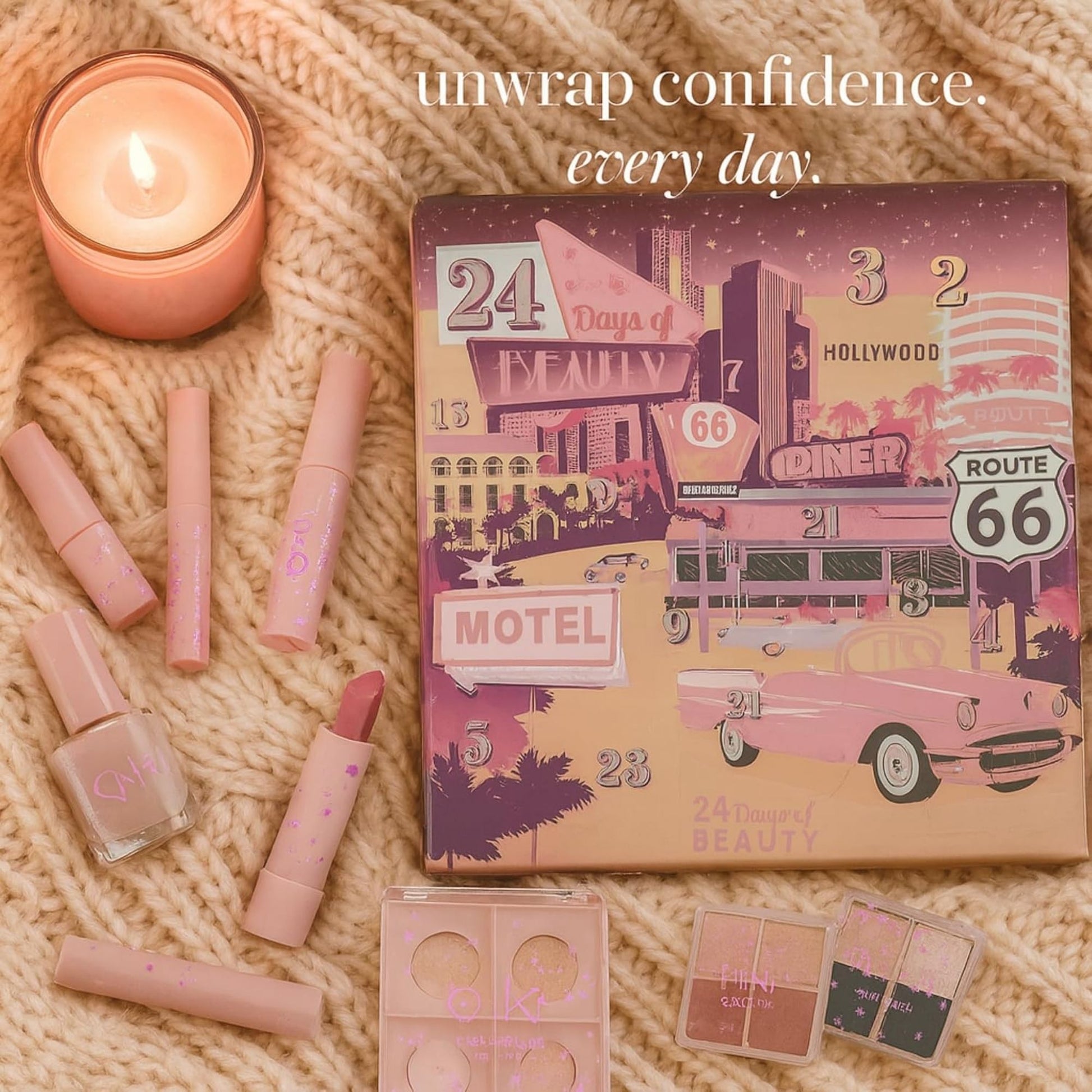 Makeup advent calendar gift set