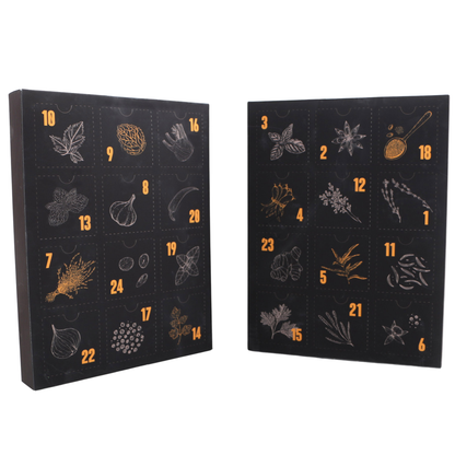 Christmas Spice Advent Calendar Collection for Cooking and Grilling