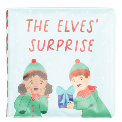 Festive Christmas storybook and bath toy set