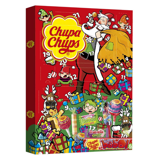 Chupa Chups Advent Calendar 210g with Fruit-tella and Big Babol sweets