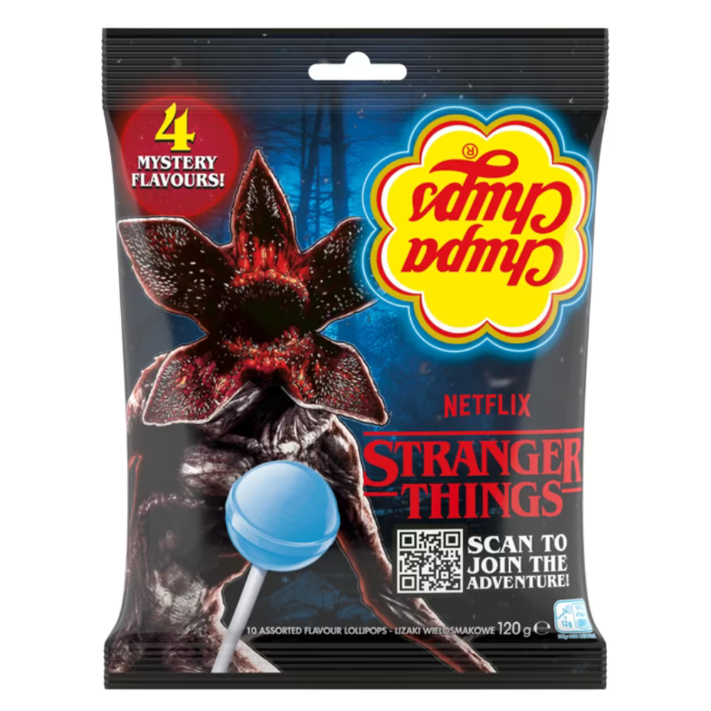 Chupa Chups Stranger Things Lollipops 12 x 120g Bags