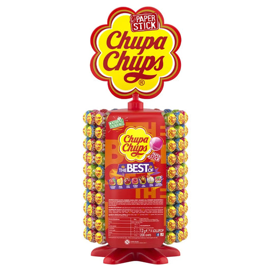 Chupa Chups Wheel 200 x 12g Assorted Flavours Lollipops