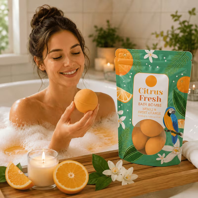 Two 450g packs of bath bomb dust