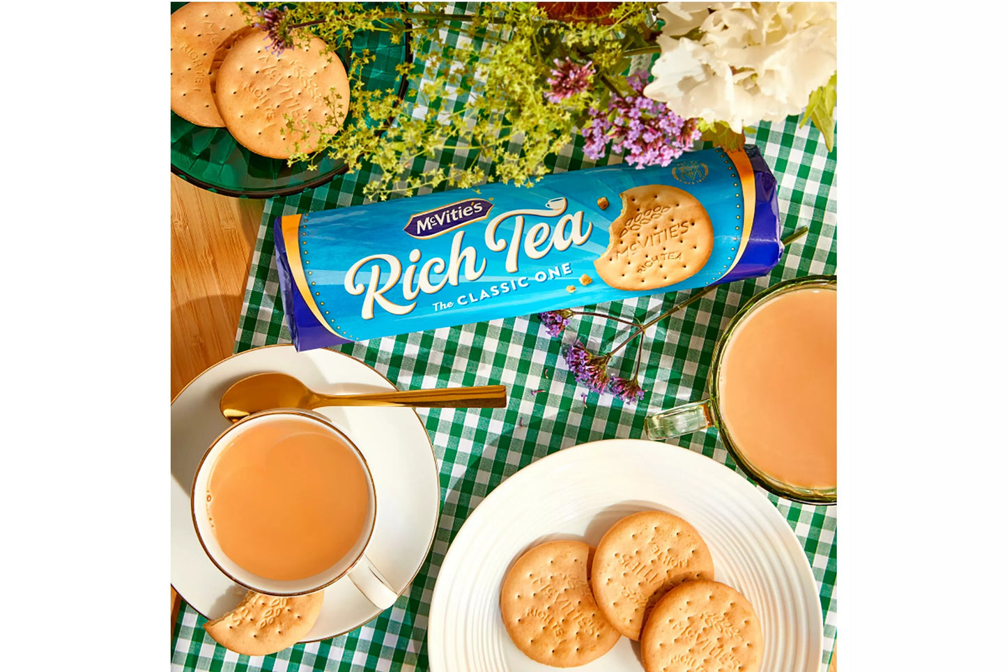 Classic British rich tea biscuits from McVities