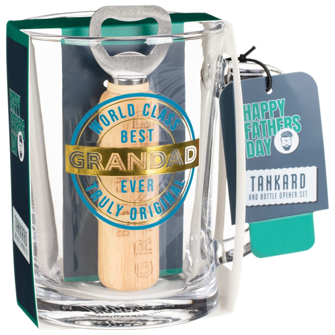 Practical drink accessory set designed for grandfathers