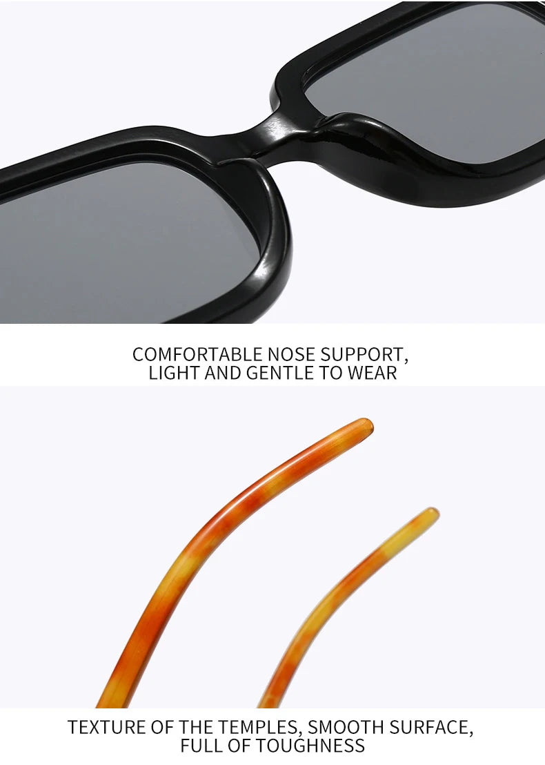 Rectangle sunglasses colour comparison all 7 variants options