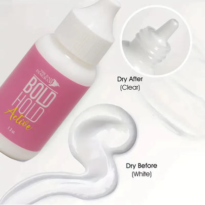 Mild wig glue quick dry clear finish lace front application