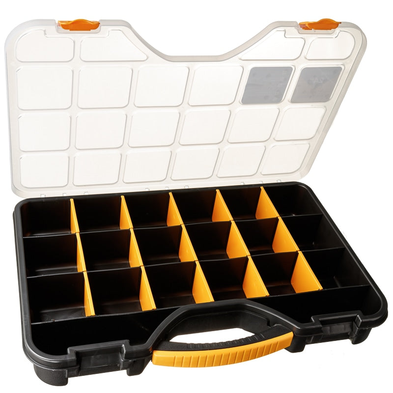 Portable organiser box designed for workshop and home use