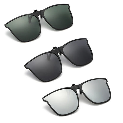 Polarized sunglasses clip on frame quality material detail