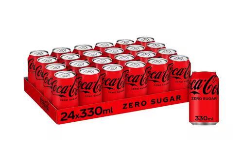 Coca-Cola Zero Sugar 24 pack 330ml cans
