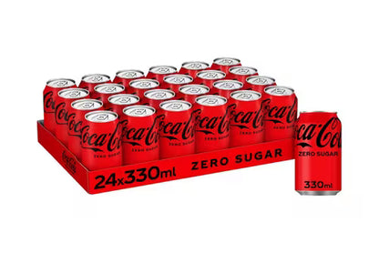 Coca-Cola Zero Sugar 24 pack 330ml cans