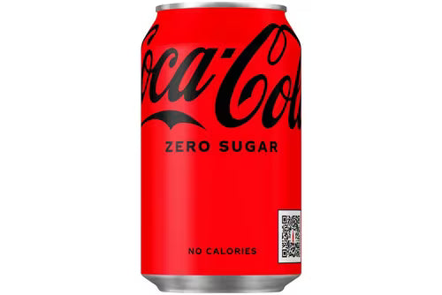 Single Coca-Cola Zero Sugar 330ml can