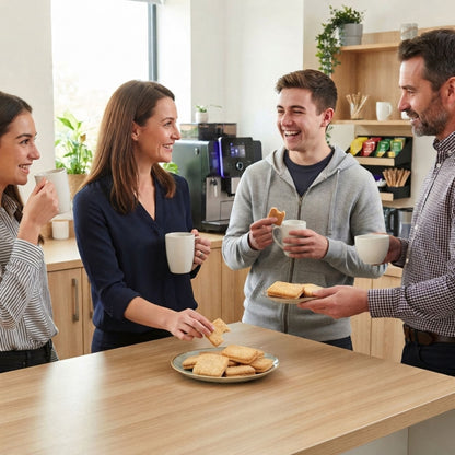Office snack custard creams
