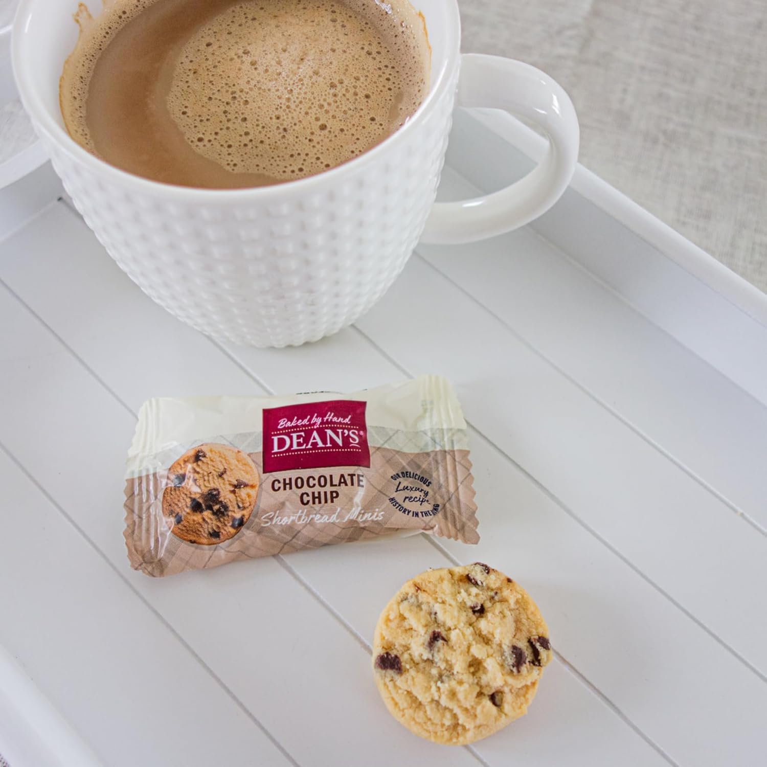 Traditional buttery shortbread with crumbly texture