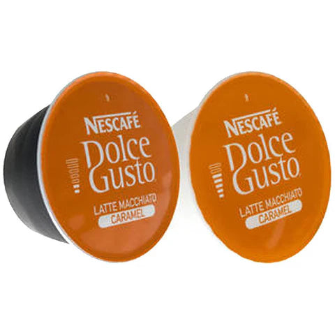 Caramel-infused milk coffee for Dolce Gusto machines