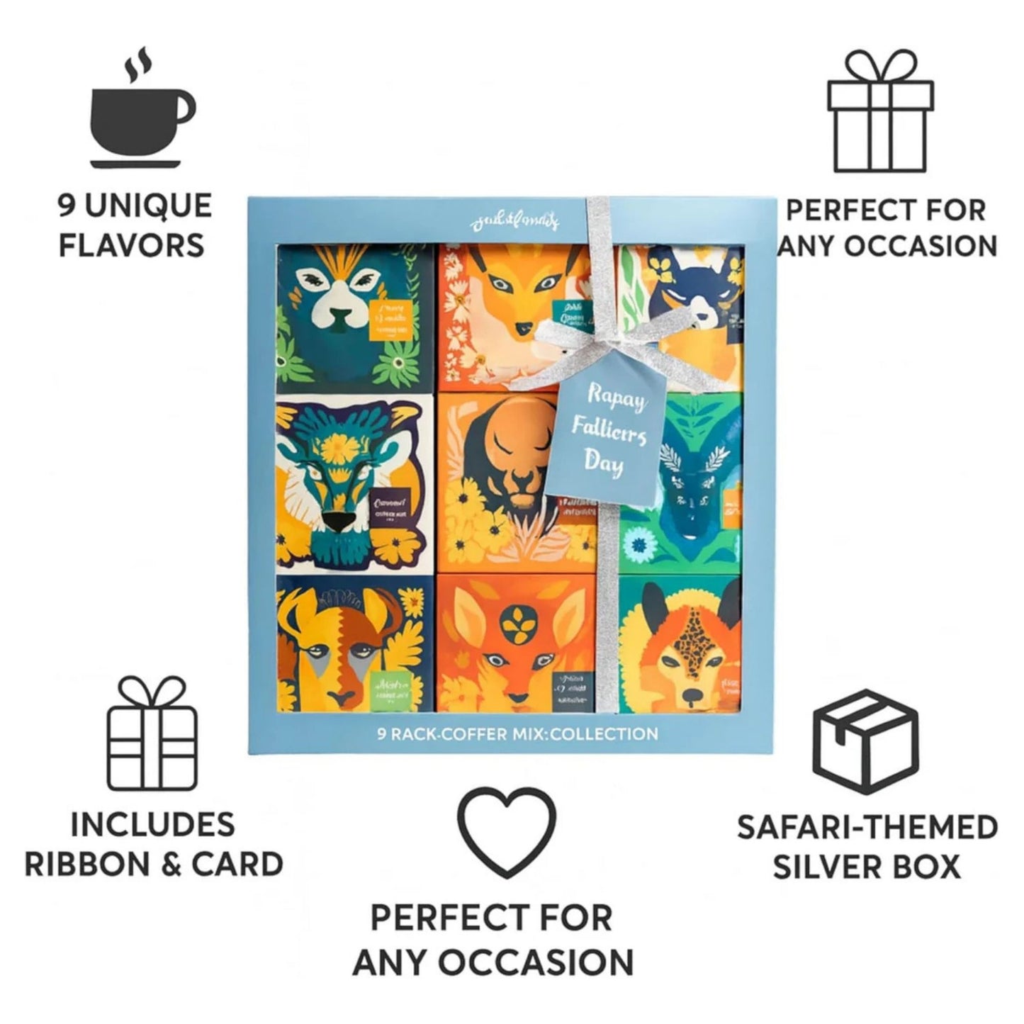 Premium gift box with coffee and mini jam jars