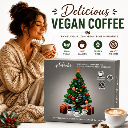 Daily coffee sachet advent calendar with festive flavours