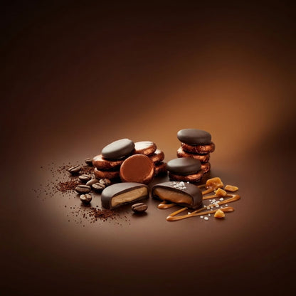 Individually foil wrapped vegan chocolates