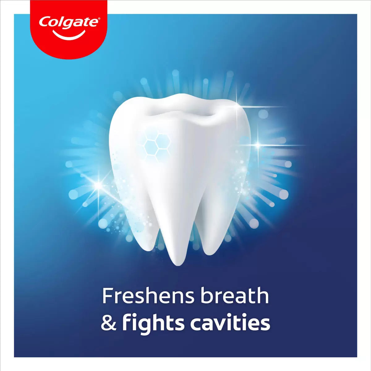 Colgate Advanced White Toothpaste, 6-pack for effective teeth whitening and care