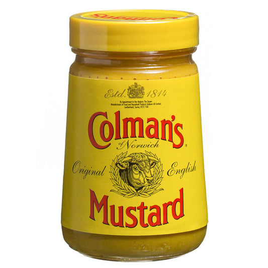 Colman’s Mustard 170g original English condiment jar