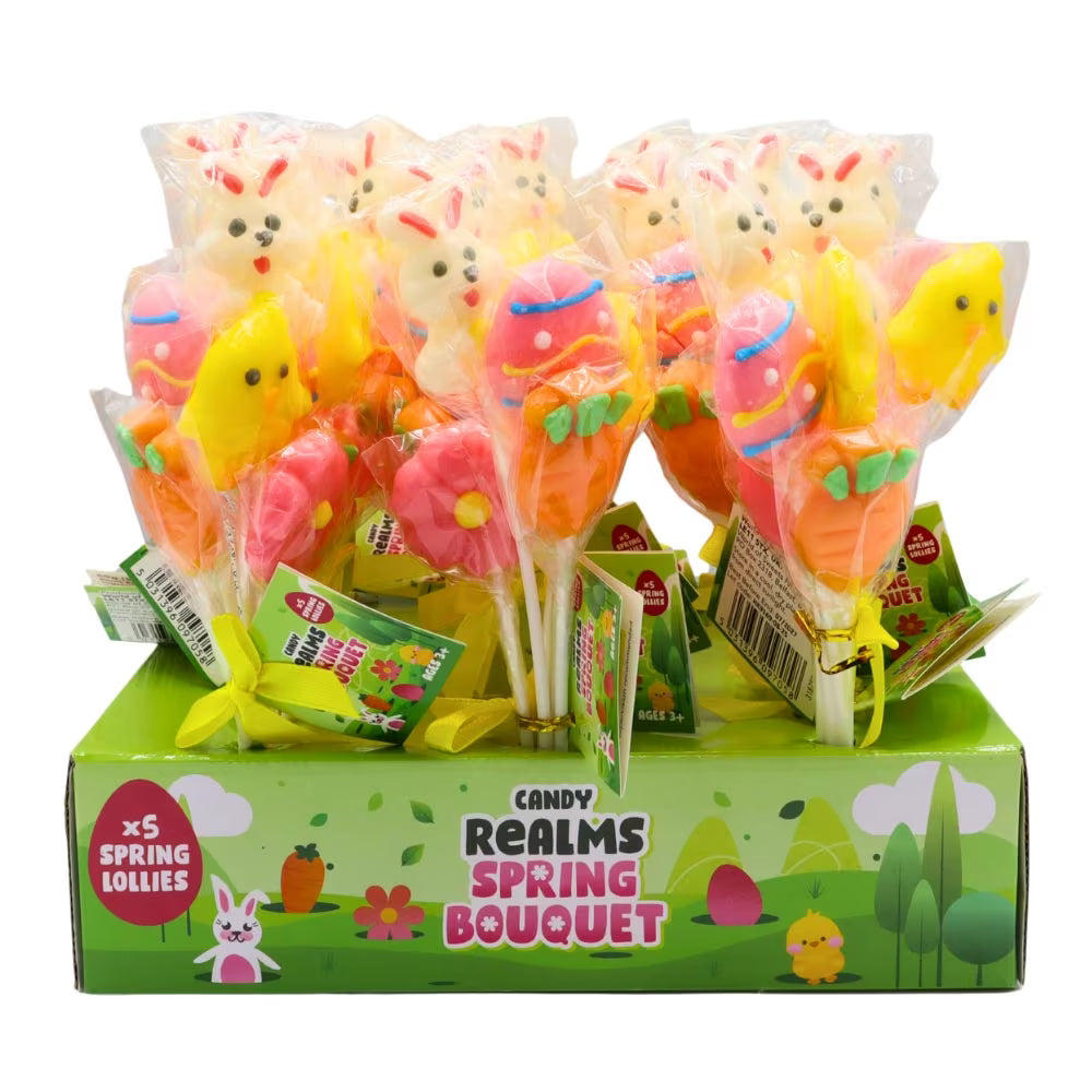 Fun fruit flavoured lollipops for children and adults