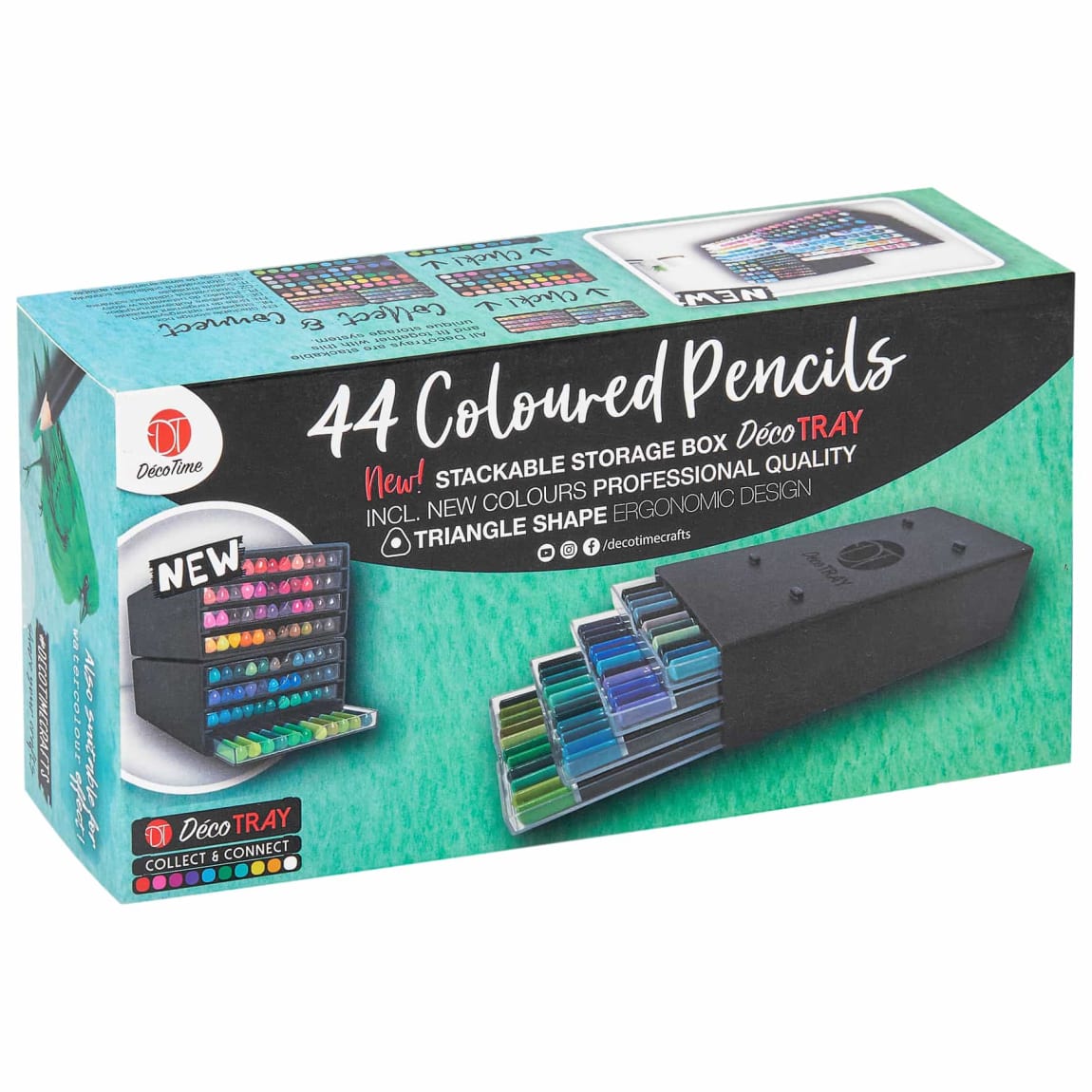 Triangle grip colour pencils for comfortable drawing
