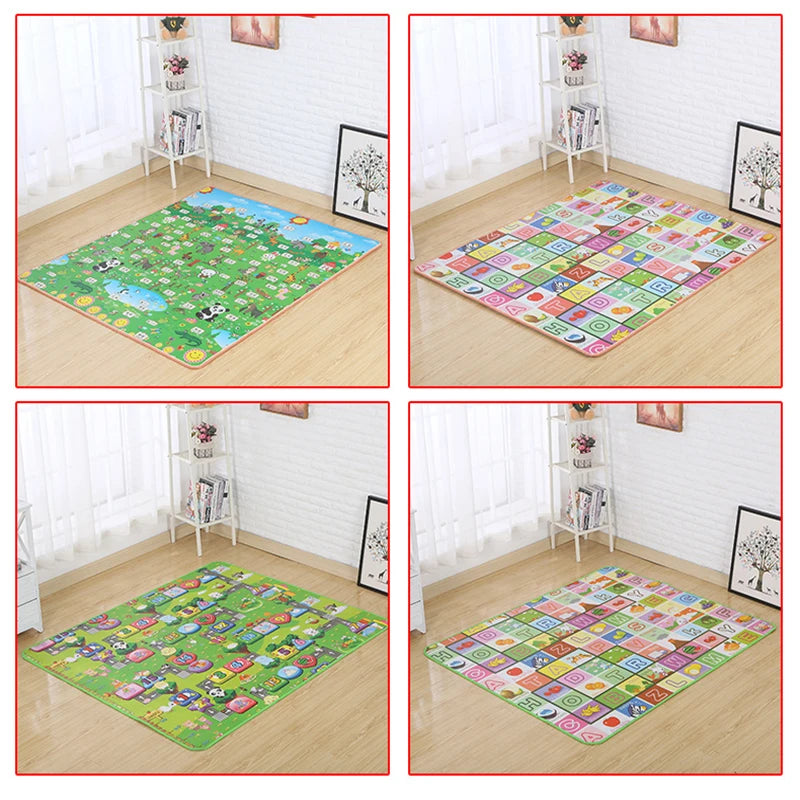 Baby foam play mat 120x90cm lifestyle baby crawling playing