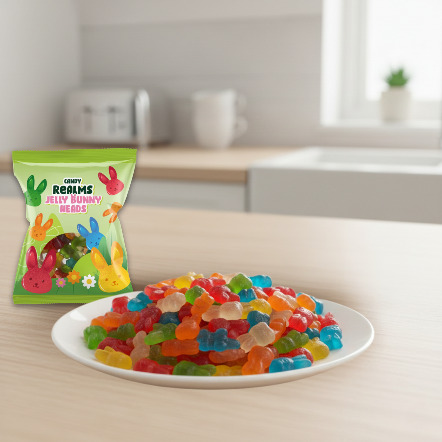 Fun bunny-shaped sweets ideal for Easter baskets and egg hunts