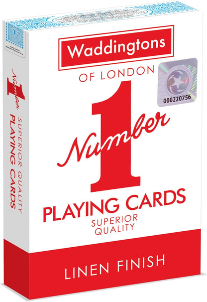 assorted colour playing cards waddingtons brand