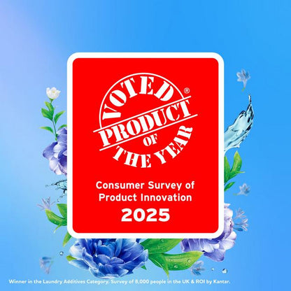 Botanical laundry scent booster with essential oils