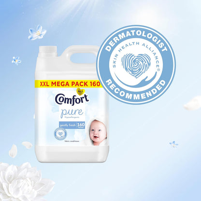 Comfort Pure fabric softener dermatologically tested 160 wash 4.8L