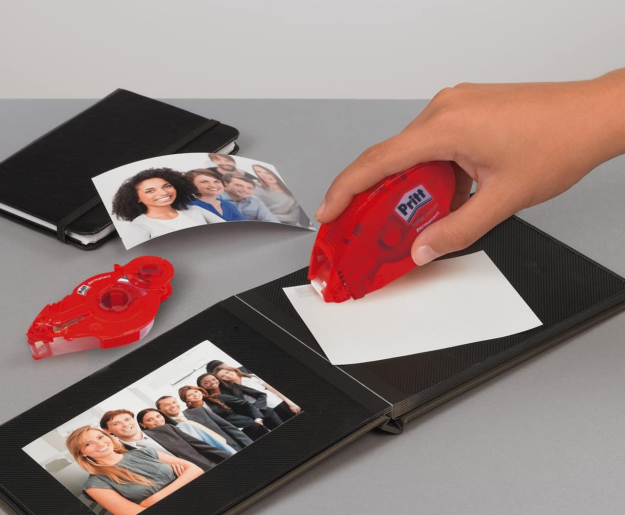 Compact adhesive roller for school projects