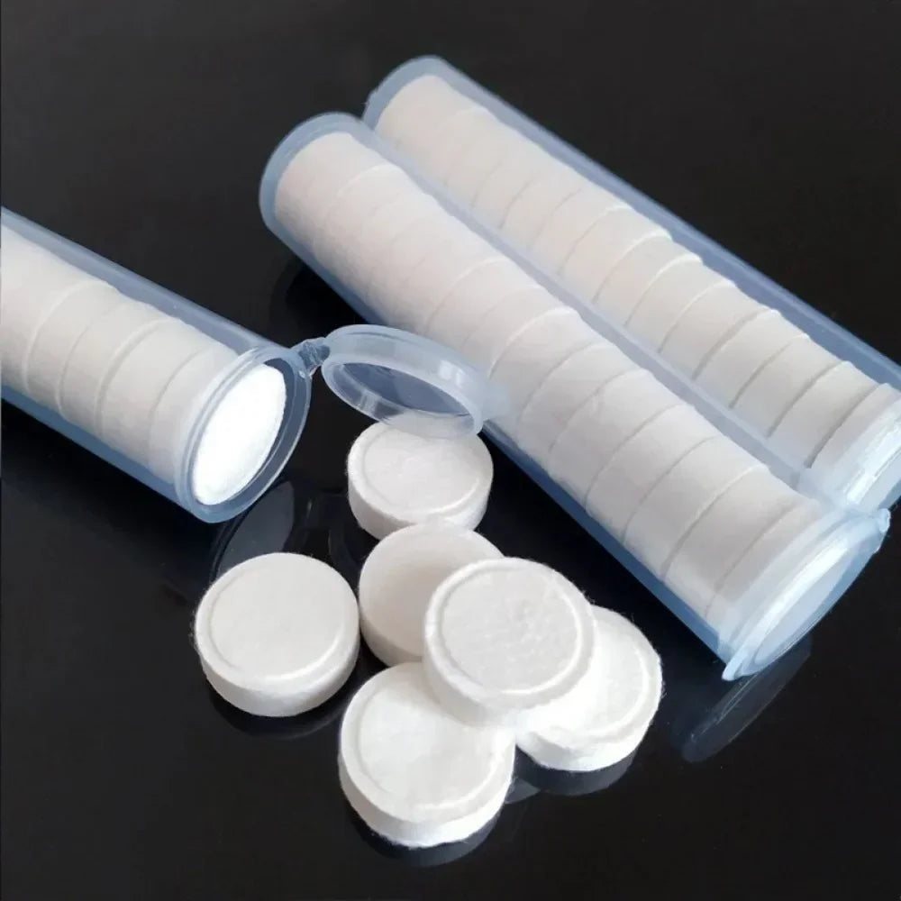 Compressed portable travel face towels 10 or 20 pack