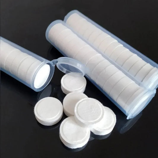 Compressed portable travel face towels 10 or 20 pack