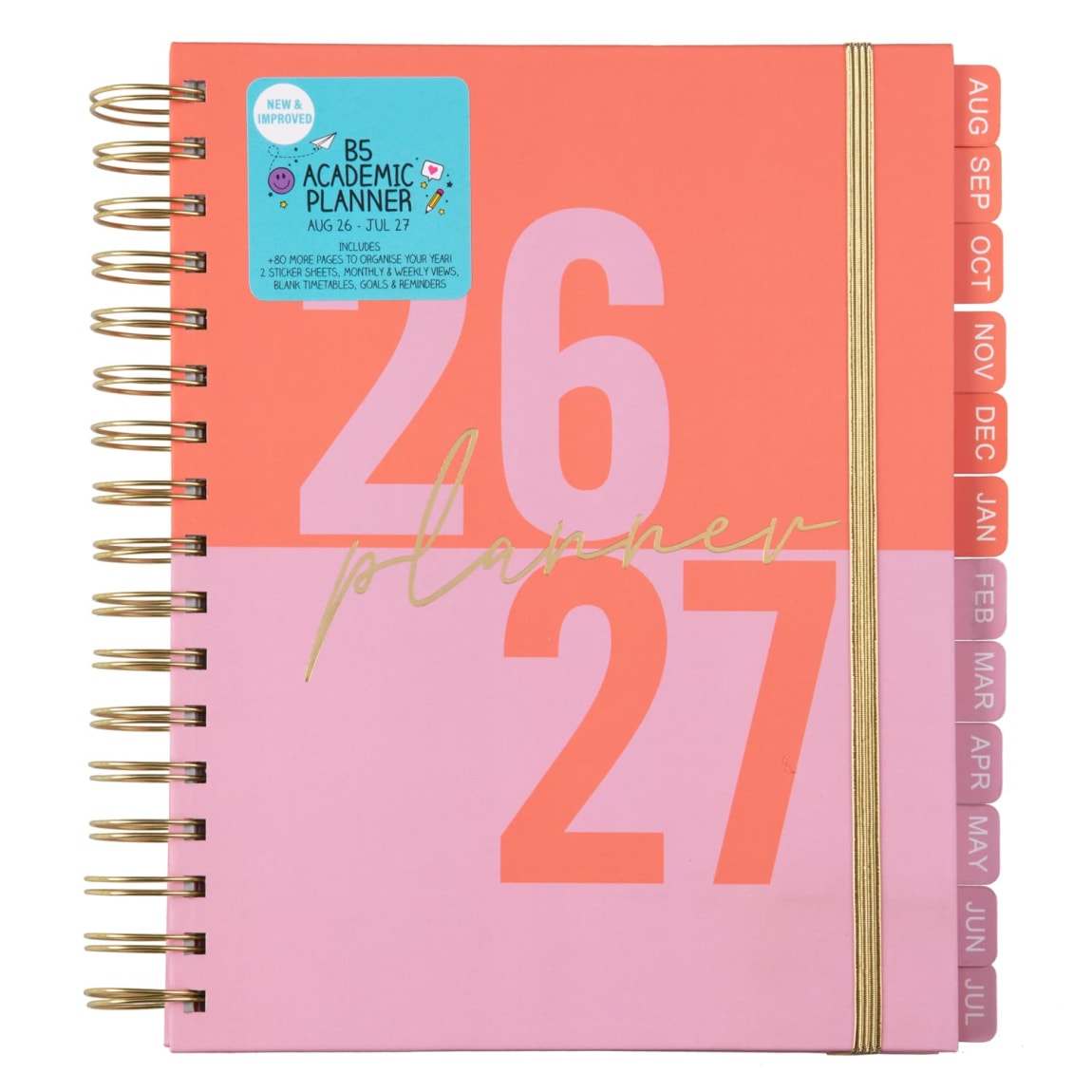 Academic planner with stylish design