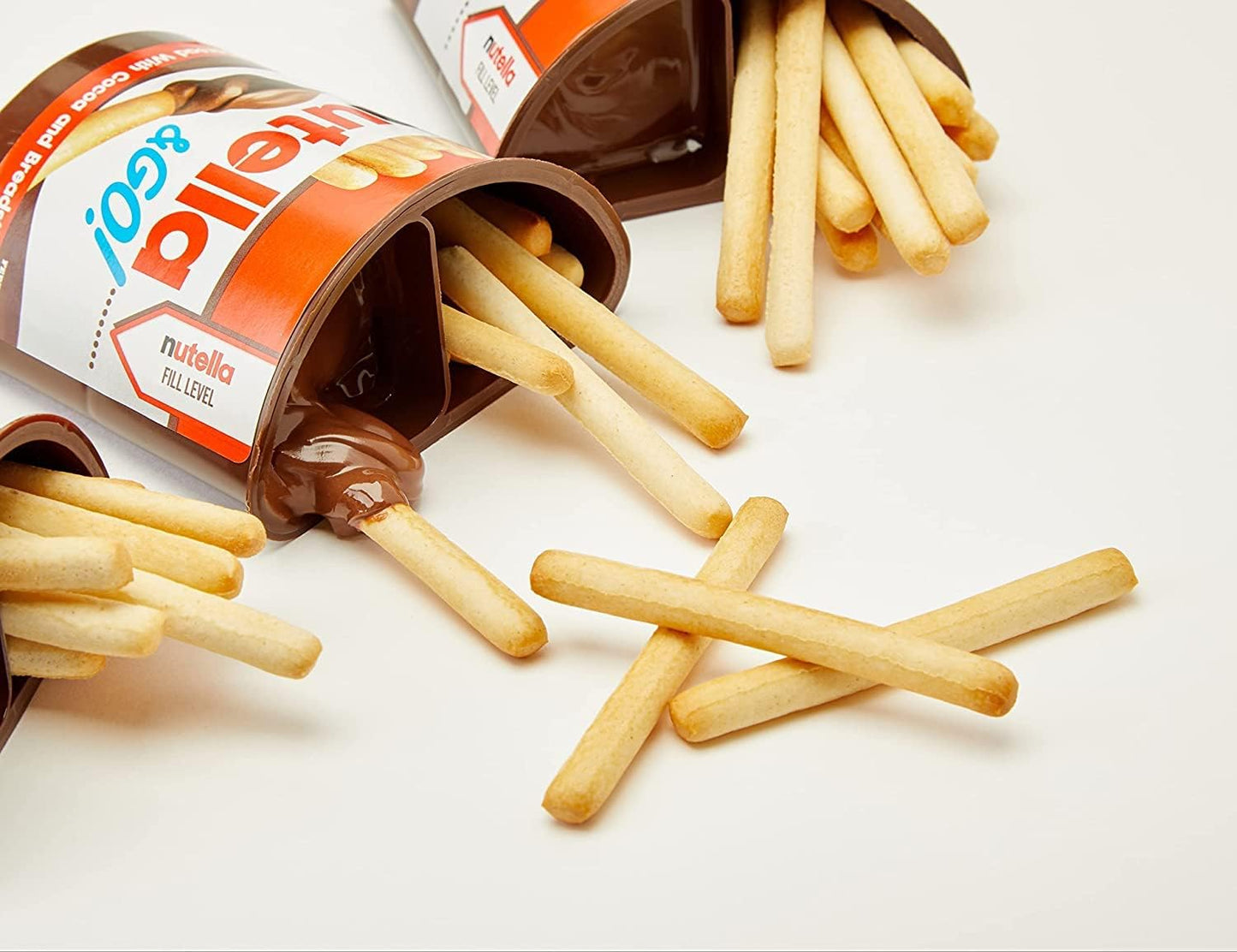 Convenient single serving Nutella treat