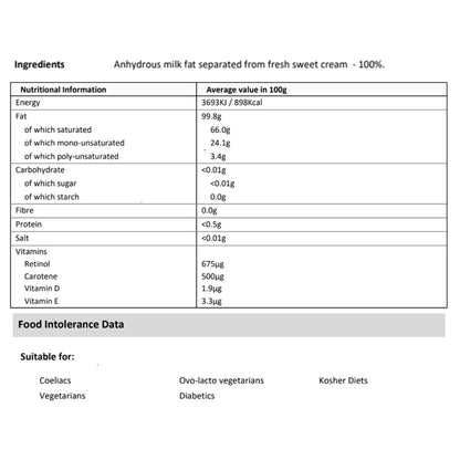 Made from finest quality butter with rich flavour