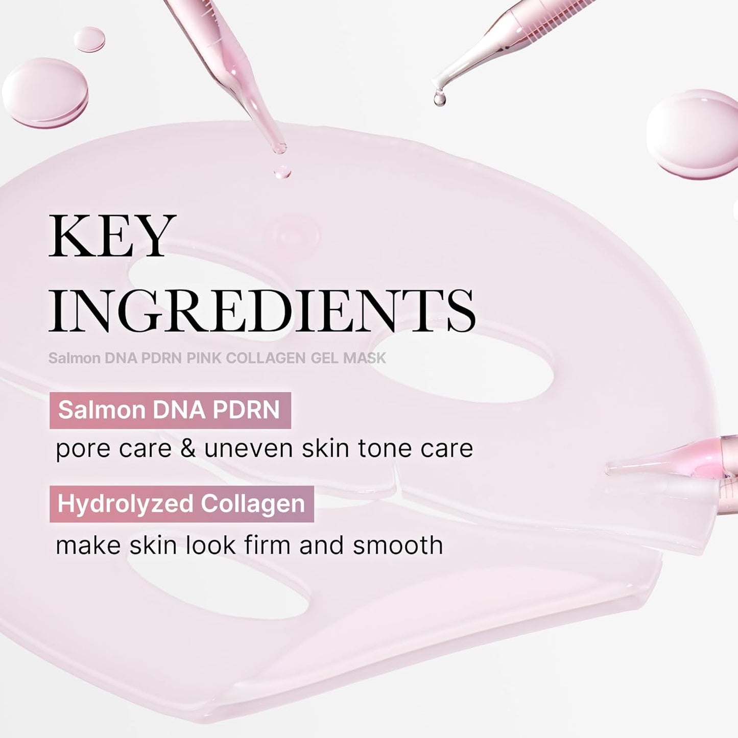 Anti aging collagen jelly mask for smoother skin
