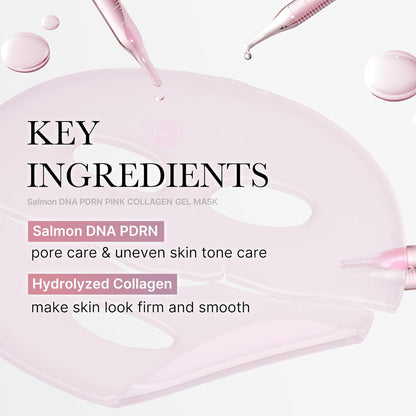 Anti aging collagen jelly mask for smoother skin