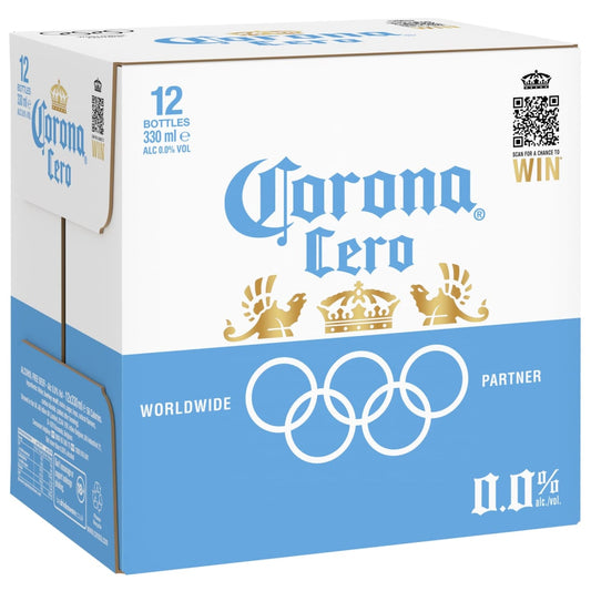 Corona Cero 12-pack alcohol-free Mexican lager 330ml each