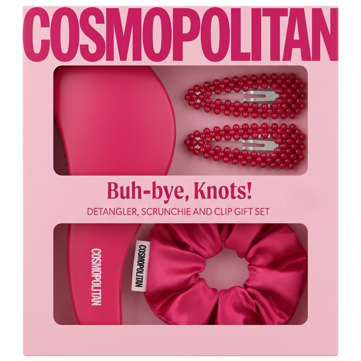 Cosmopolitan detangling brush gift set