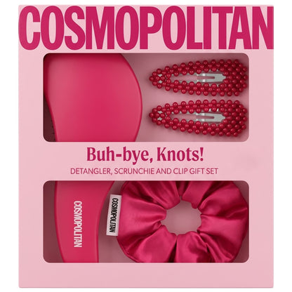 Cosmopolitan detangling brush gift set