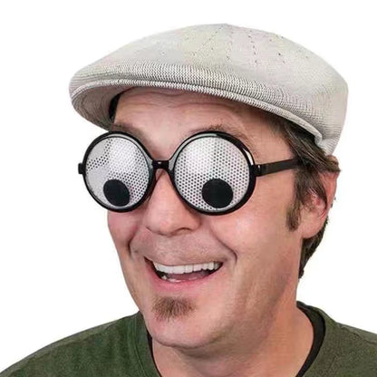 Eyeball rolling glasses fancy dress Halloween costume accessory