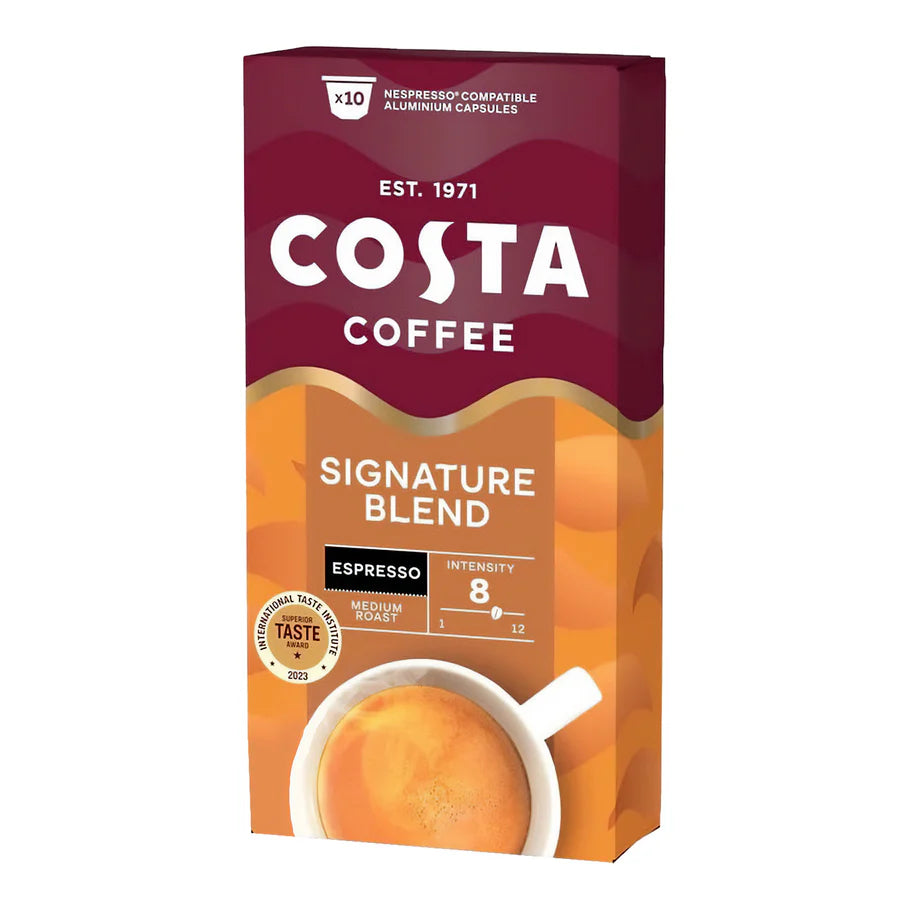 Costa Signature Blend Capsules – Compatible with Nespresso Machines