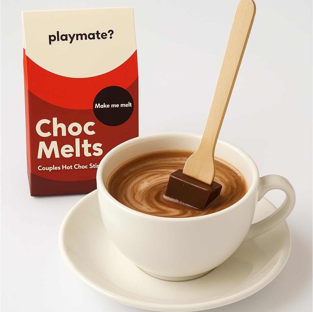 Botanical-infused hot chocolate cubes for mood and relaxation