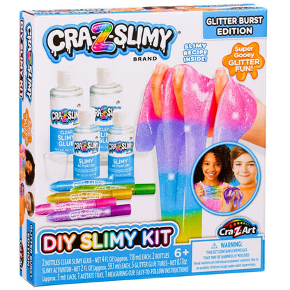 Glitter glue tubes included in slime kit