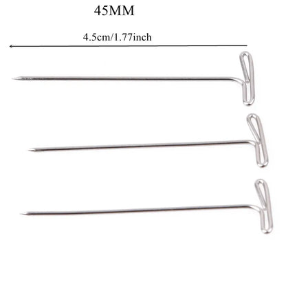 T pin 32mm stainless steel close up detail quality finish