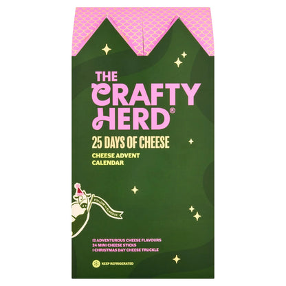 The Crafty Herd Cheese Advent Calendar with 25 artisan cheeses in unique flavors