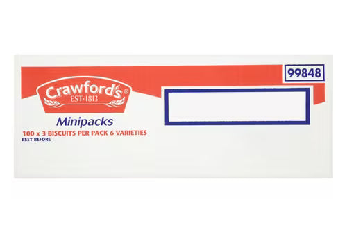 Crawford's individually wrapped biscuits for sharing or snacking